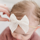 Lightweight Cotton Swiss Dotted Hair Bow