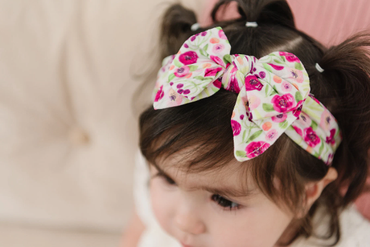 Full Bloom Floral Cutest Nylon Baby Headband