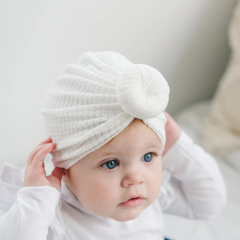 Thick Quilted Baby Bun Turban