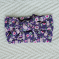 Thick Textured Purple Piggies Nylon Baby Headband