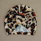 Leopard Print Baby Bun Turban