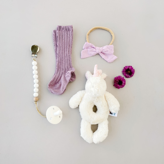 Peony Headband Swiss Dot Cotton Bows - Golden Dot Lane