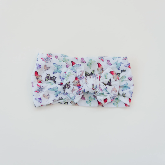 Butterfly Garden Trendy Baby Nylon Baby Headband