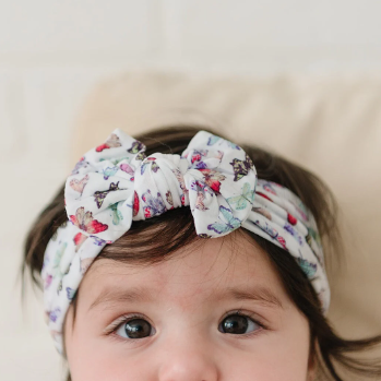 Butterfly Garden Trendy Baby Nylon Baby Headband