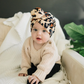 Leopard Print Baby Bun Turban