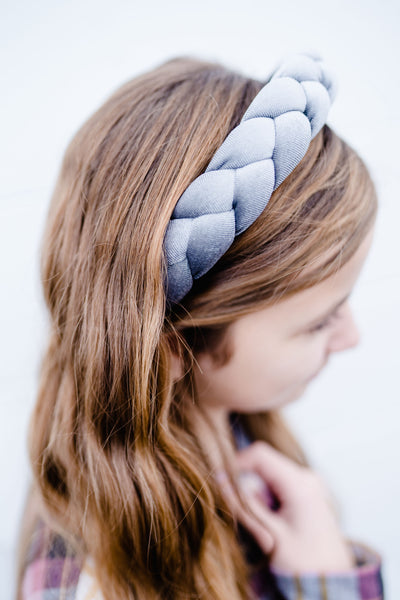 Thick Velvet Braided Women's Headband