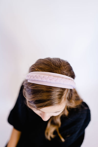 Lilac Wide Braid Women's Headband