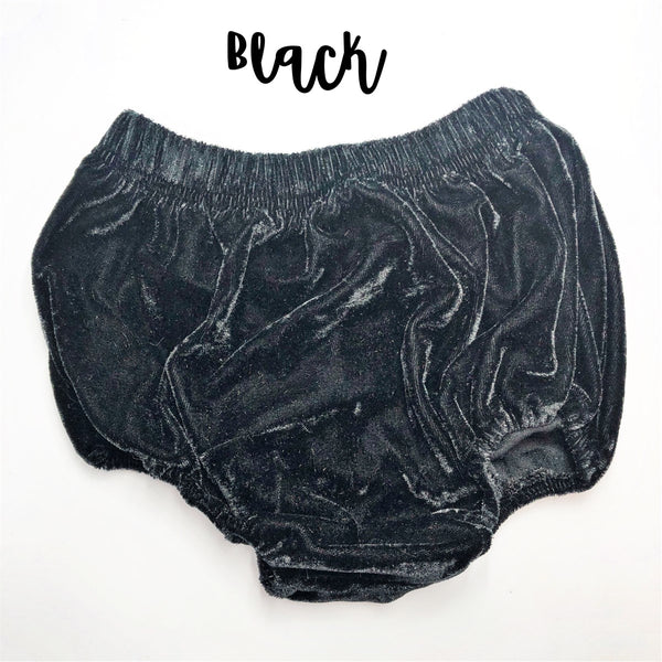 Black Velvet Bloomers - Golden Dot Lane