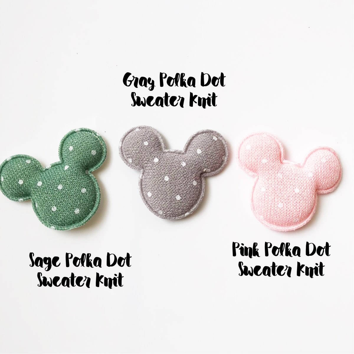 Polka Dot Sweater Knit Magical Ears - Golden Dot Lane